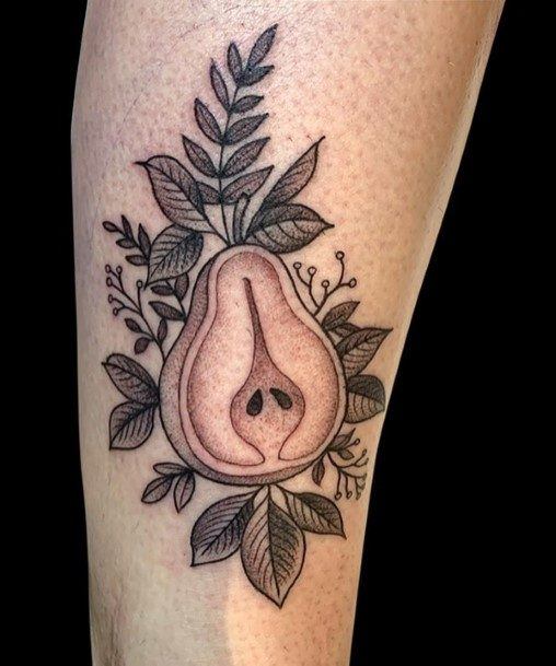 Pear Womens Tattoo Designs