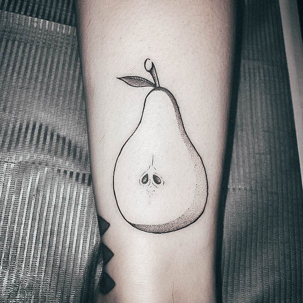 Pear Womens Tattoo Ideas