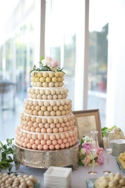 Pearl Donuts Wedding Cake