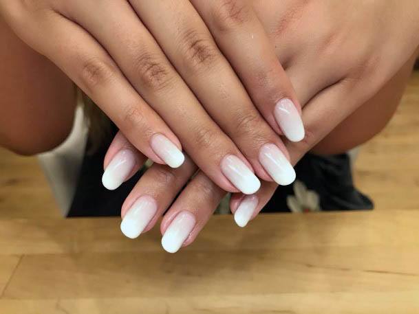 4. White Ombre Nails - wide 6