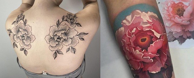 Top 100 Best Peony Tattoo Ideas For Women – Female Flower Designs