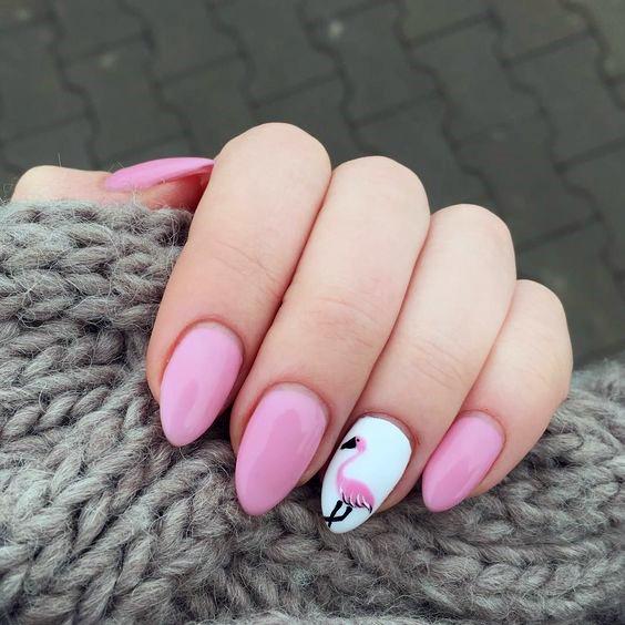 Perfect Flamingo Nails Women