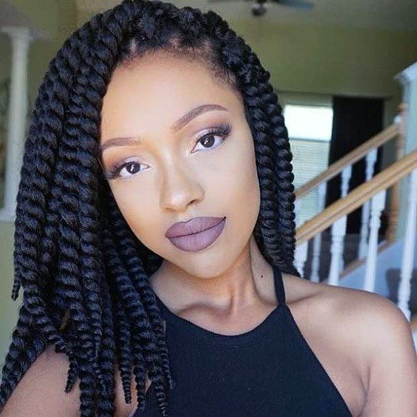 Top 50 Best Crochet Hairstyles For Black Women - Long Natural Looking Ideas