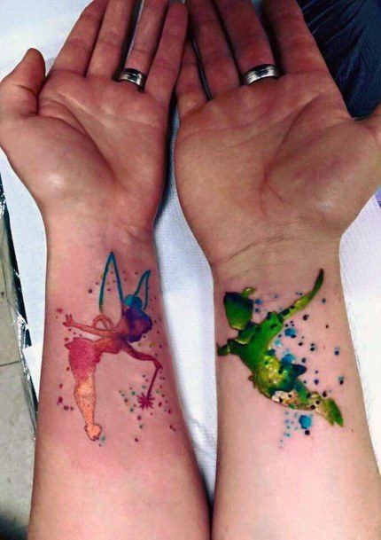 Peter Pan Tattoos For Girls