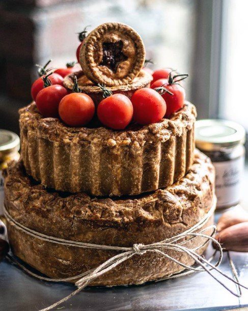 Pie Unique Wedding Cake