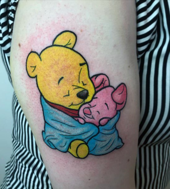 Piglet Looks For Tattoos