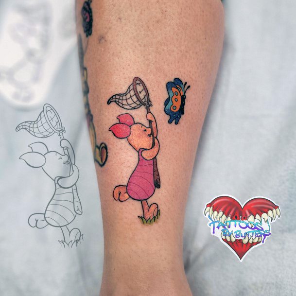 Piglet Tattoos Feminine Ideas