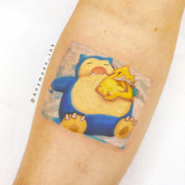 Pikachu Tattoo Design Ideas For Girls