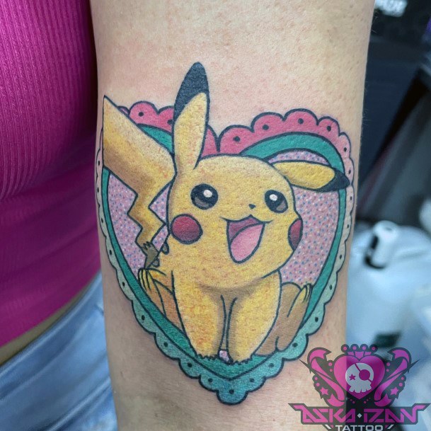 Pikachu Tattoo Feminine Designs
