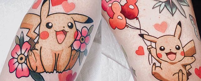Top 100 Best Pikachu Tattoos For Women – Pokemon Design Ideas