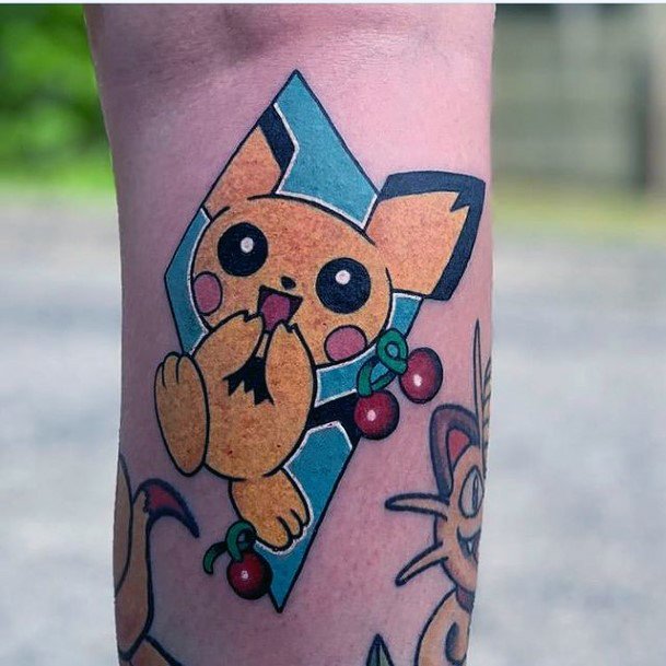 Pikachu Womens Tattoo Designs