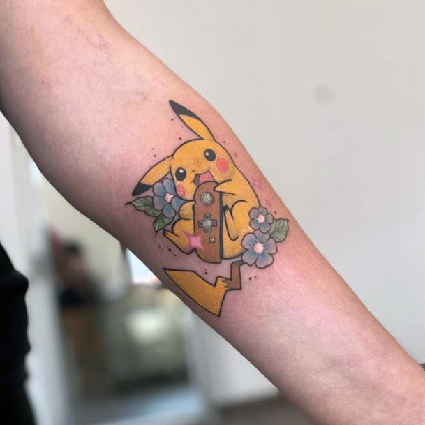 Pikachu Womens Tattoo Ideas