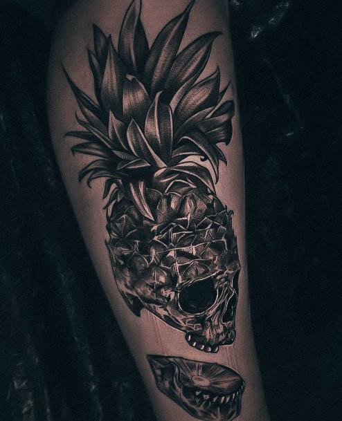 Pineapple Womens Tattoo Designs