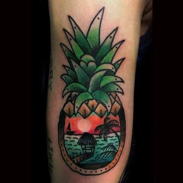 Pineapple Womens Tattoos