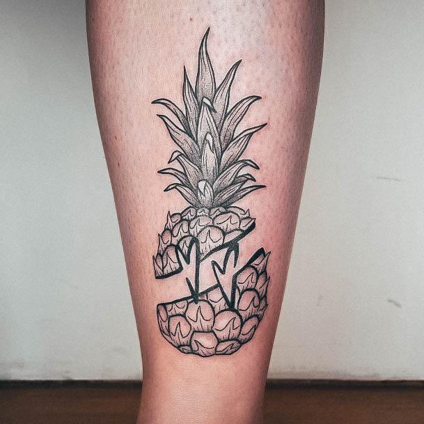 Pineappleic Womens Pineapple Tattoo Designs