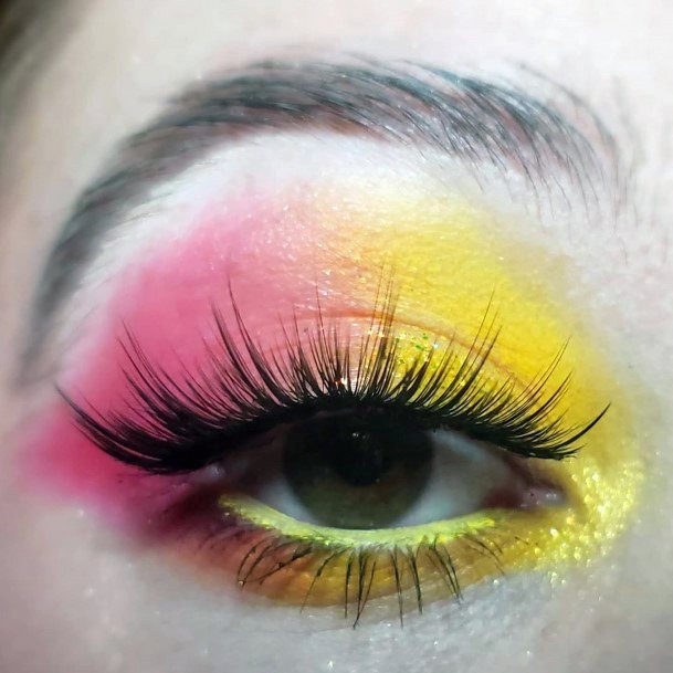 Top 50 Best Yellow Eyeshadow Ideas For Women - Bright Canary Makeup