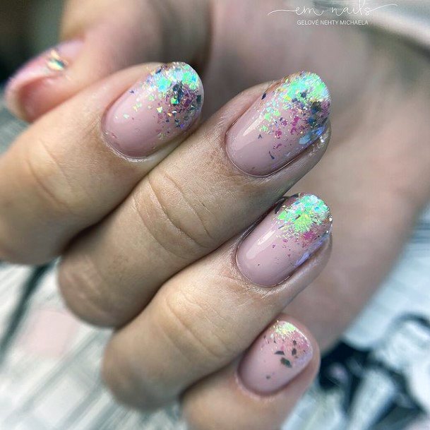 Pink Dress Nail Feminine Designs