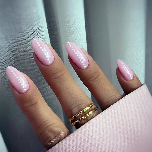 Pink Dress Womens Nails