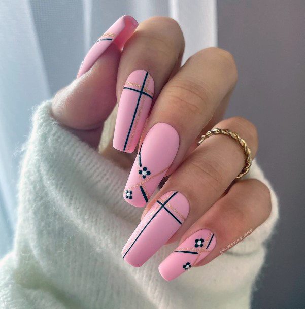 Pink Girls Nail Ideas