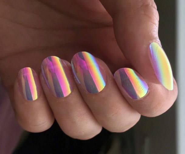 Top 50 Best Iridescent Nails For Women Super Shiny Design Ideas