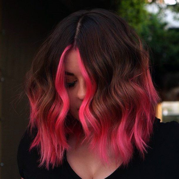 Pink Ombre Female Hairstyles Ideas