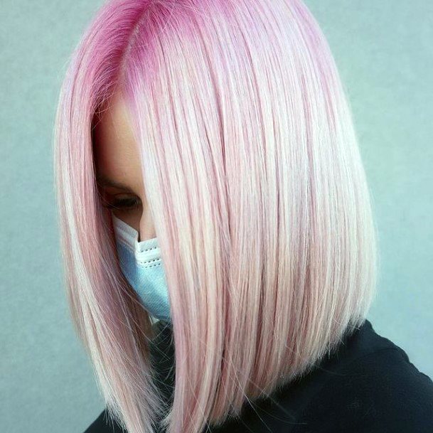 Pink Ombre Hairstyless For Girls