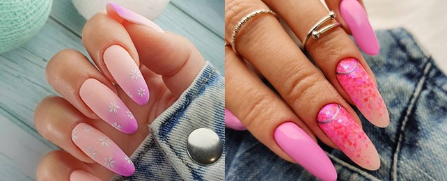 Top 100 Best Pink Ombre Nails For Women – Fingernail Design Ideas