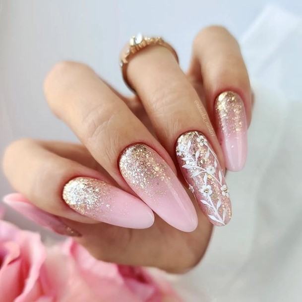 Pink Ombre Womens Nail Ideas