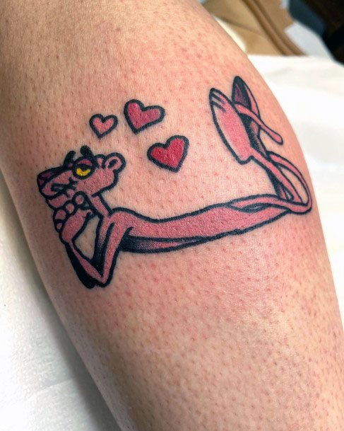 Pink Panther Girls Tattoo Ideas