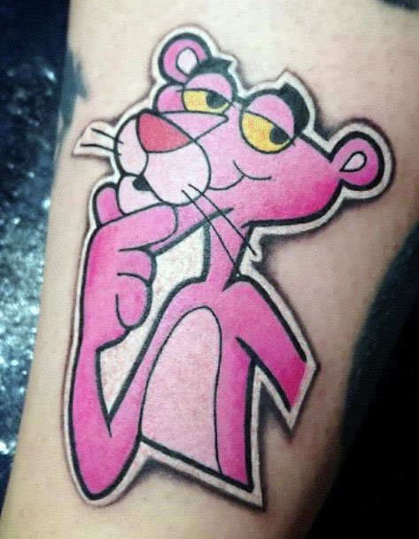 Pink Panther Tattoo Feminine Designs