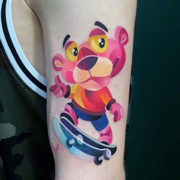 Pink Panther Womens Feminine Pink Panther Tattoos