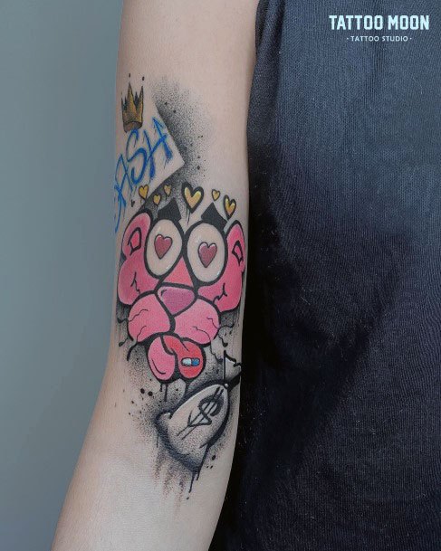 Pink Panther Womens Tattoo Designs