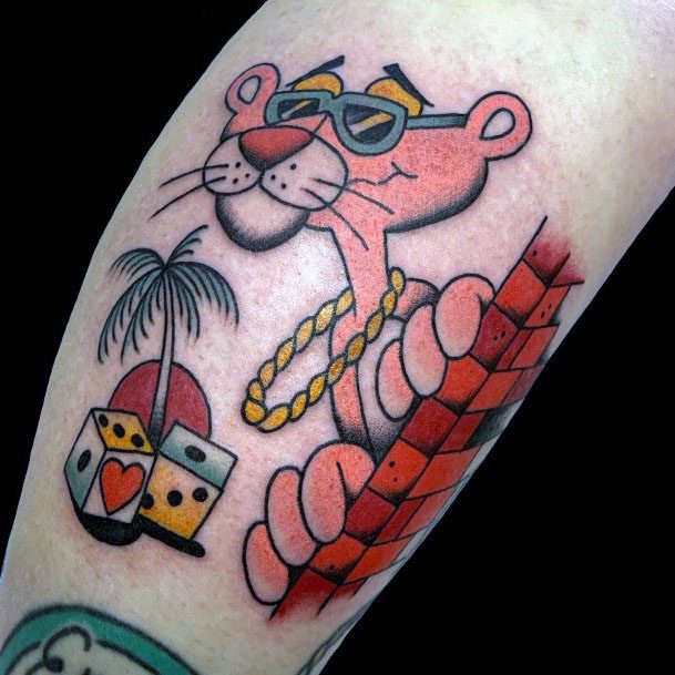 Pink Panther Womens Tattoos