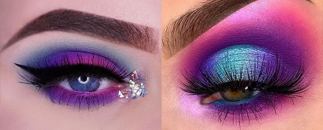 Top 50 Pink And Purple Eyeshadow Ideas For Women – Pretty Floral Makeup