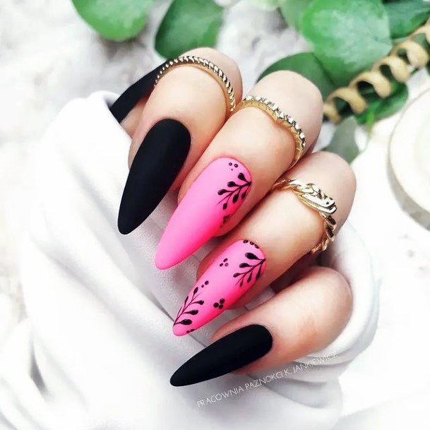 Pink Summer Female Nail Designs