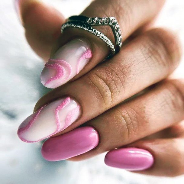 Pink Summer Nail For Ladies