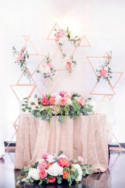 Pink Sweet Flowers Wedding