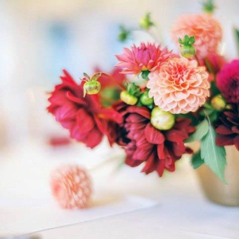 Pink Wedding Flower Centerpieces