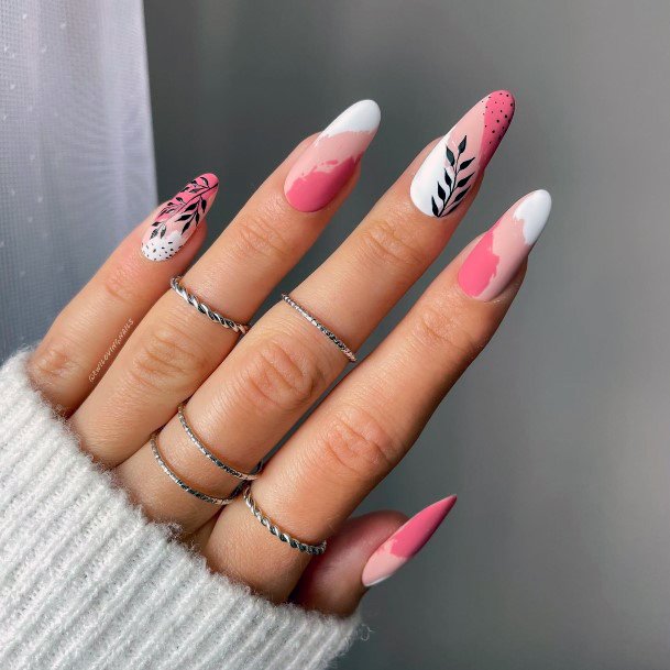 Pink Womens Nails