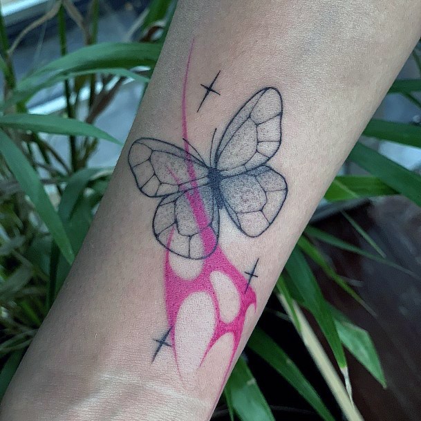 Pink Womens Tattoos