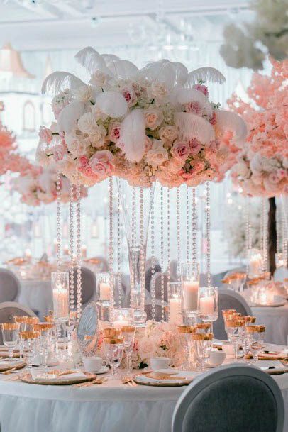 Pinkish White Wedding Flowers