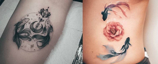 Top 100 Best Pisces Tattoos For Women - Fish Zodiac Designs