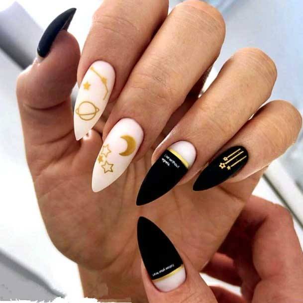 Placid Moon Art Women Nails