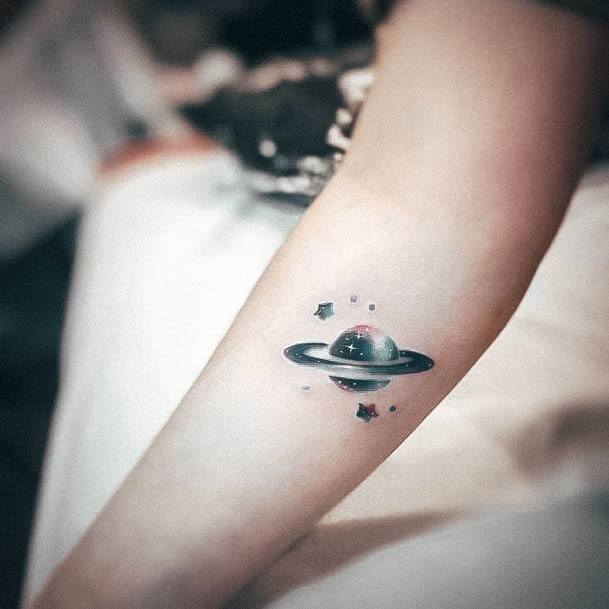 Planet Female Tattoo Designs