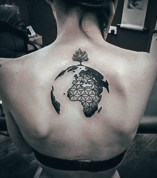 Planet Tattoo Design Inspiration For Women