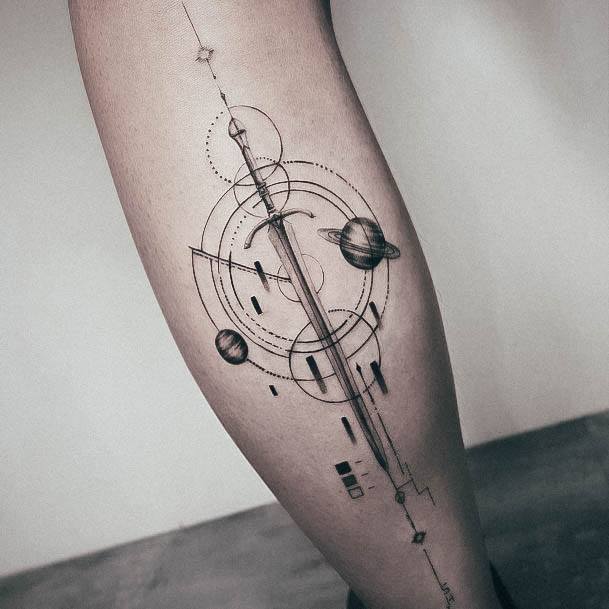 Planet Tattoo Designs For Women