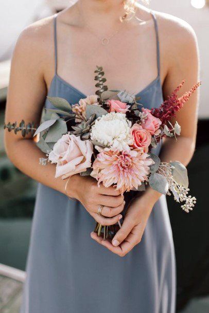 Pleasing Blush Wedding Flowers