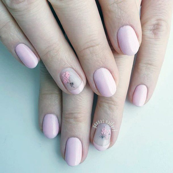 Pleasing Romantic Nails Women