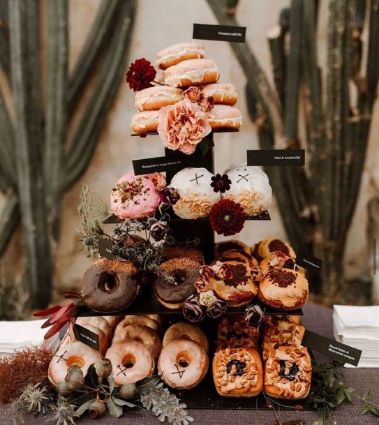 Plentiful Donut Wedding Cake