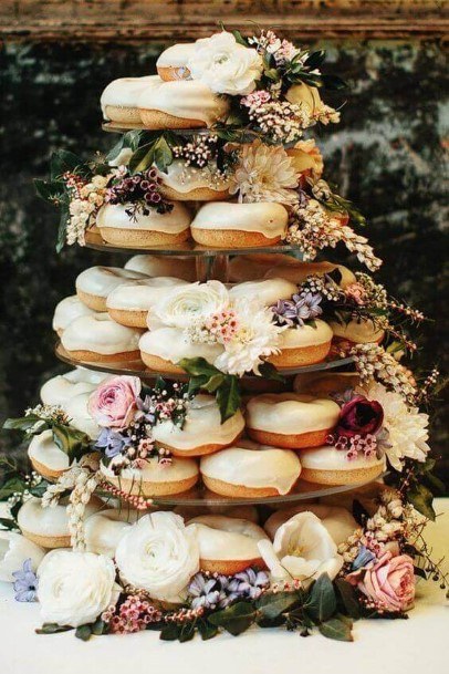 Plethora Of Donuts Wedding Cake Stand